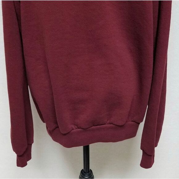 VINTAGE 80s Santee Pluma Maroon Hearts Sweatshirt - Picture 11 of 13